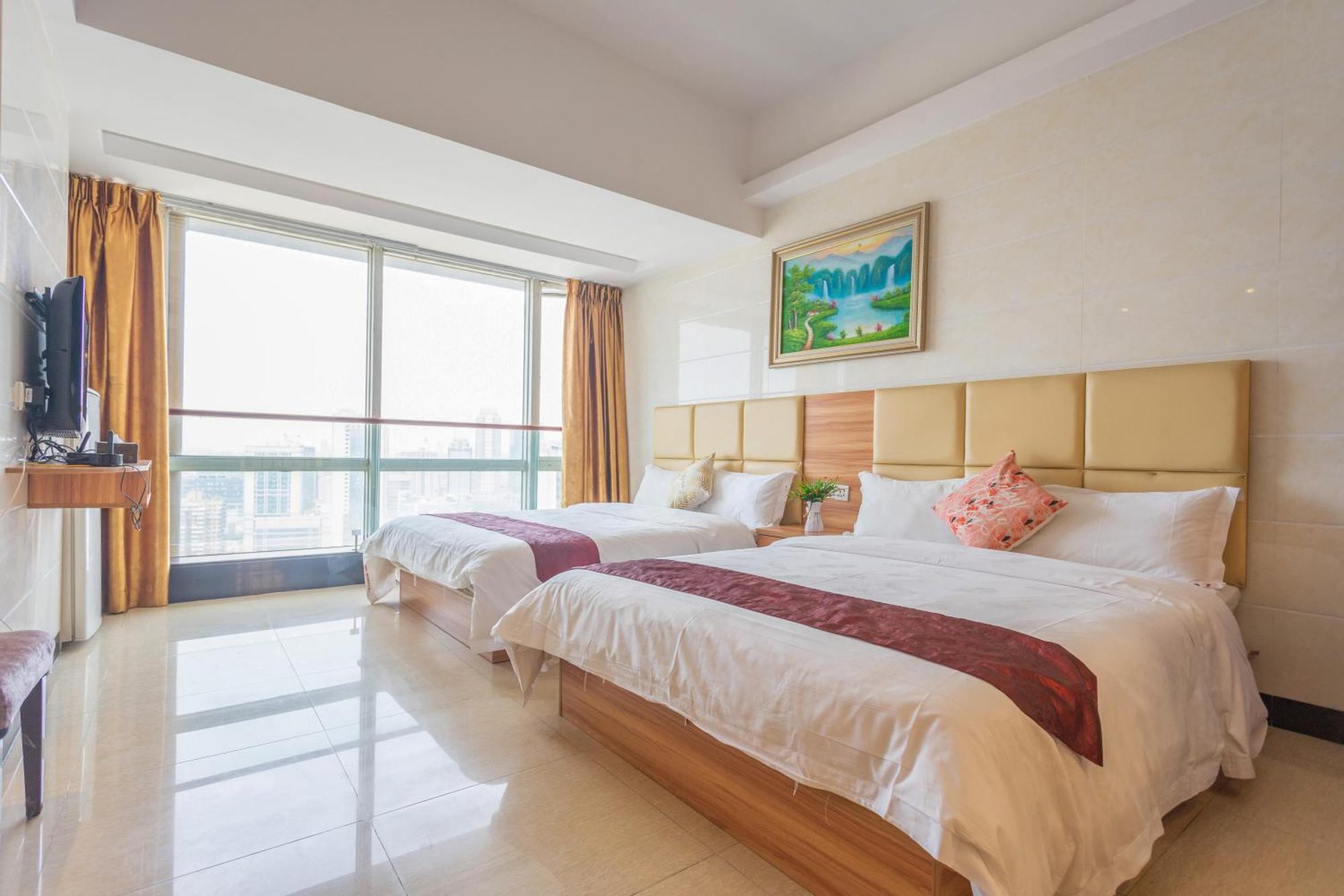 Sunny International Apartment From Beijing Road Cantón Exterior foto