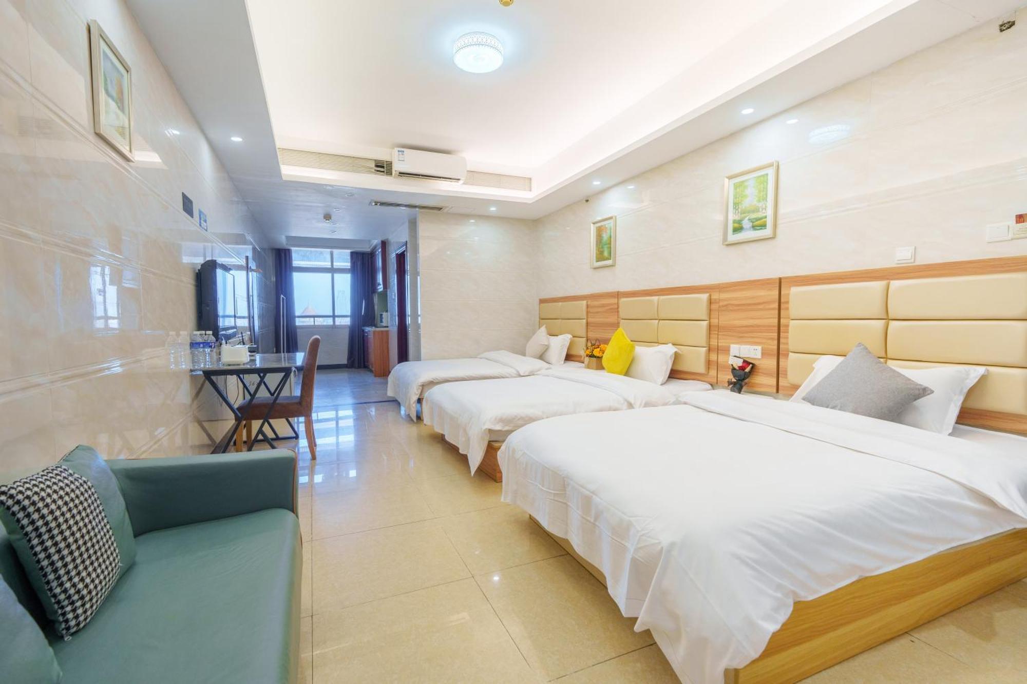 Sunny International Apartment From Beijing Road Cantón Exterior foto