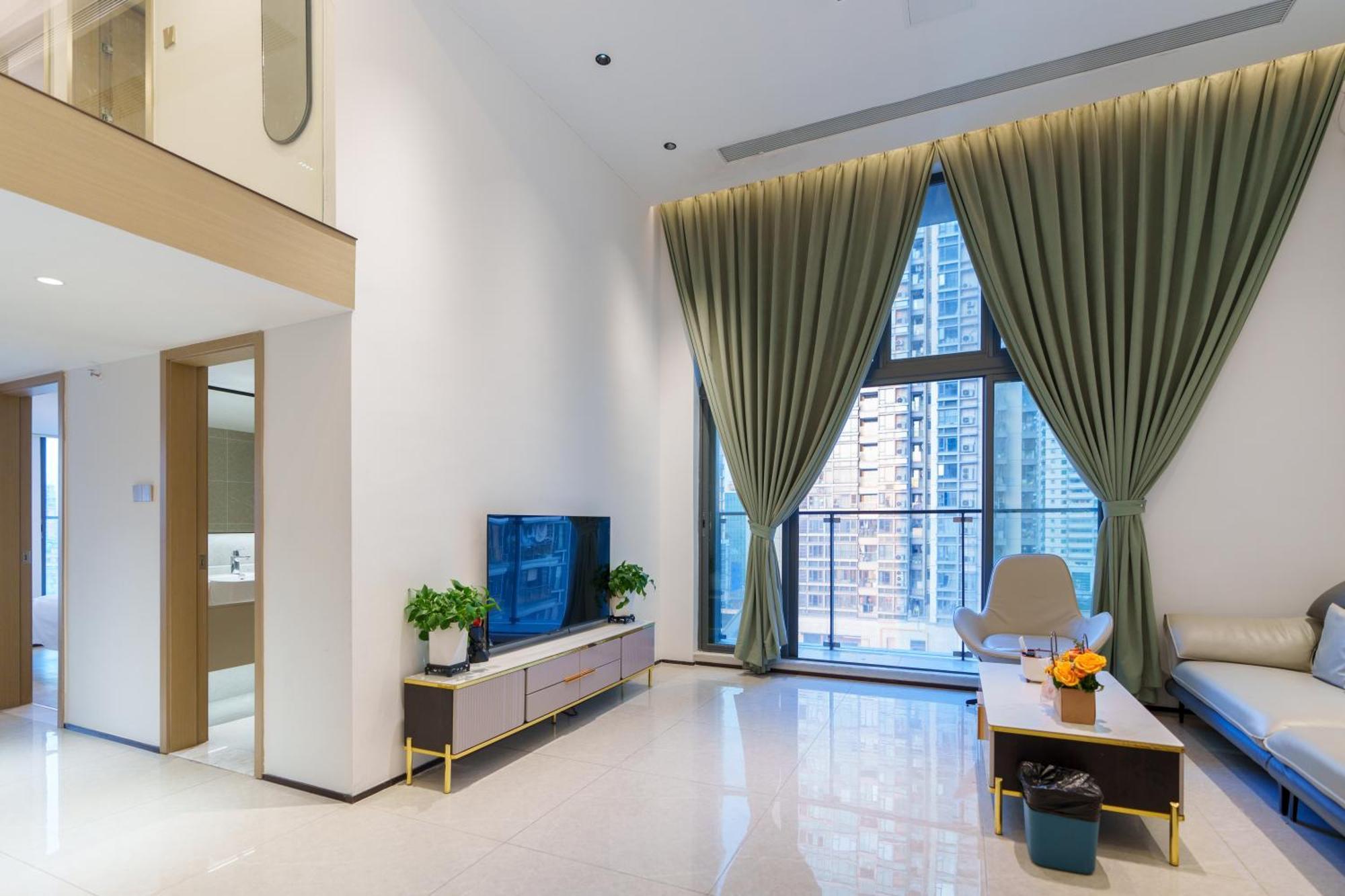 Sunny International Apartment From Beijing Road Cantón Exterior foto