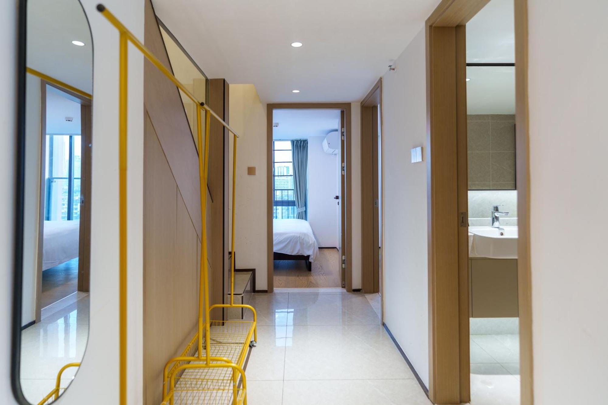 Sunny International Apartment From Beijing Road Cantón Exterior foto