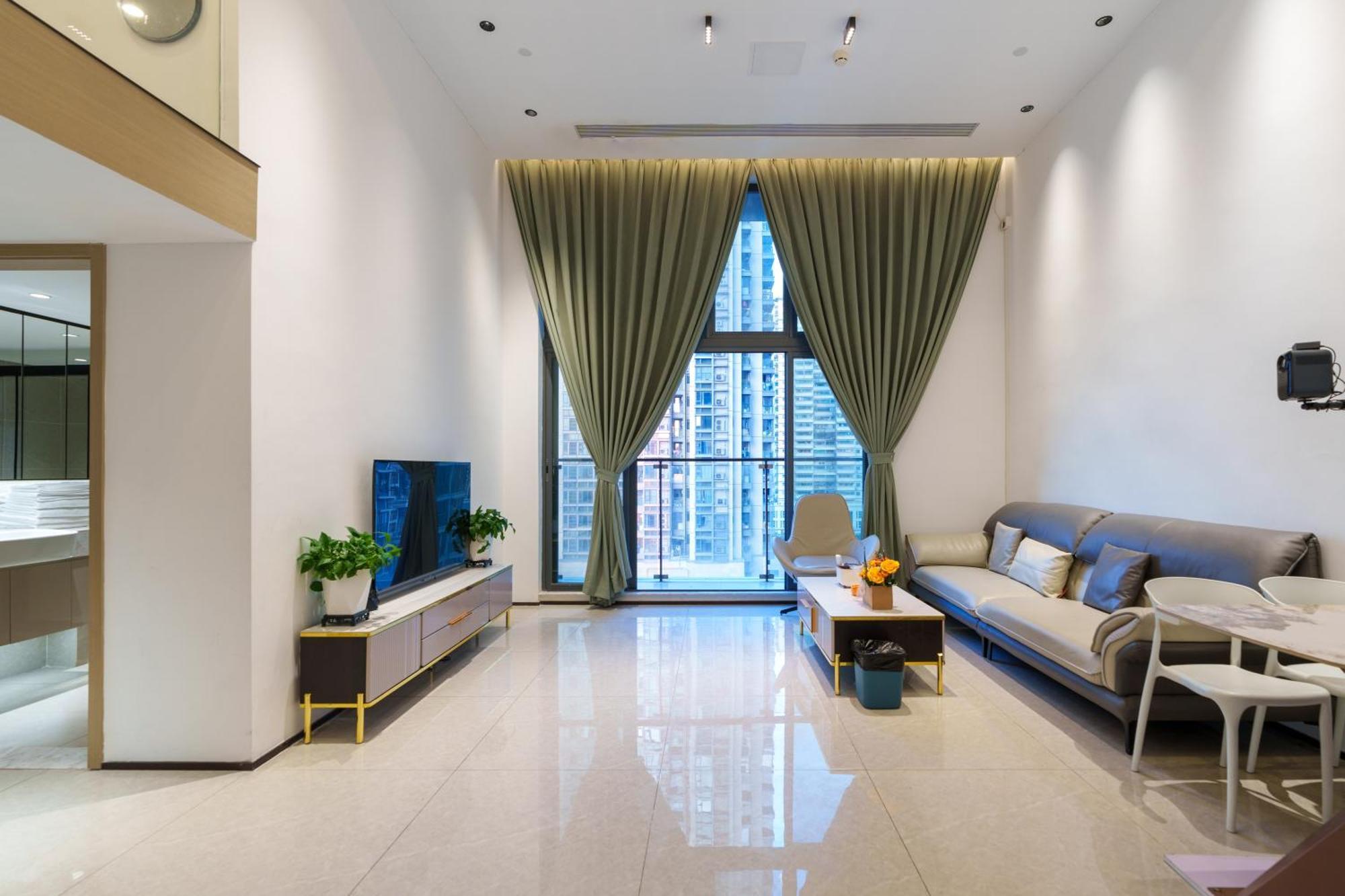 Sunny International Apartment From Beijing Road Cantón Exterior foto