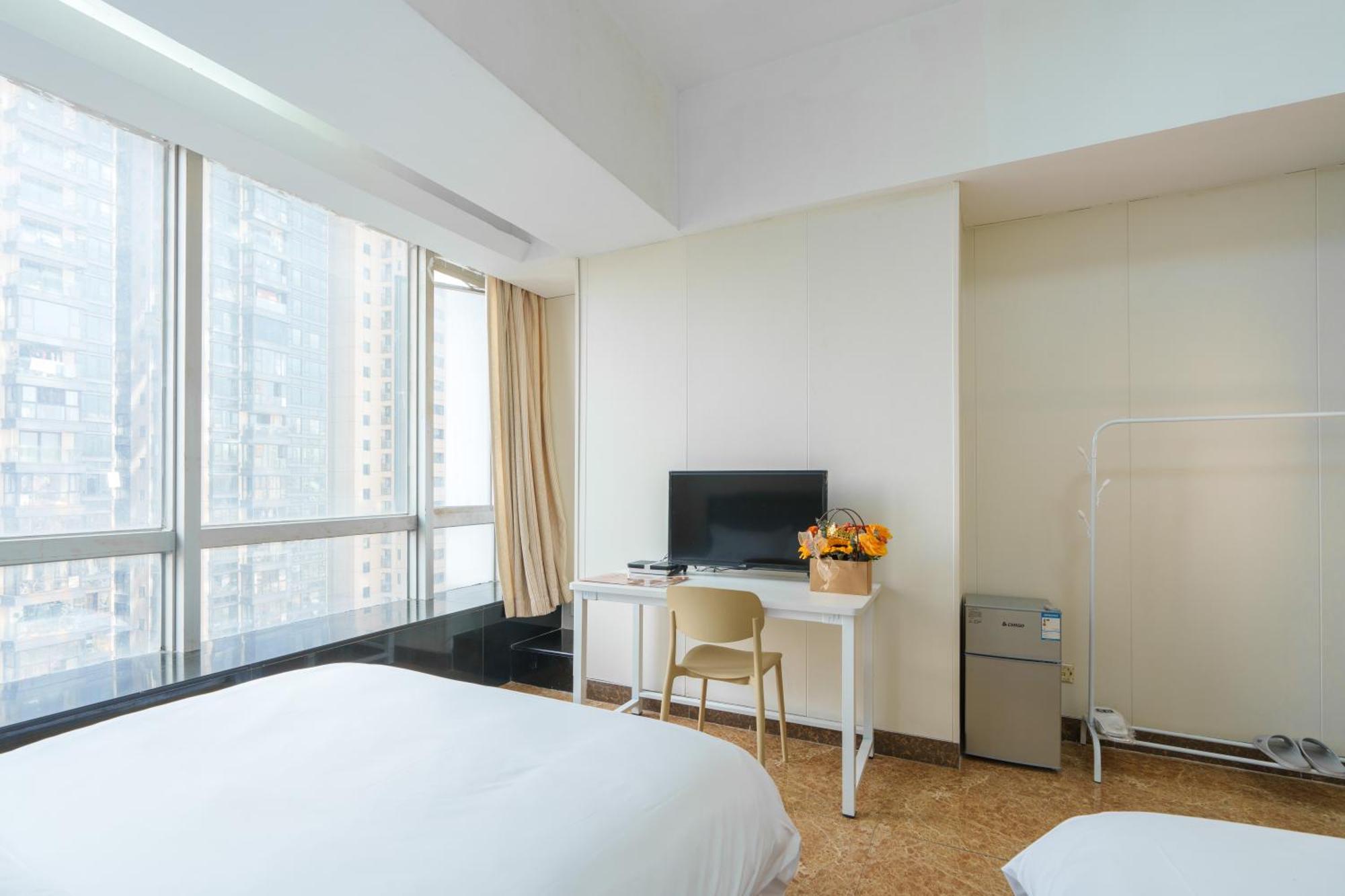 Sunny International Apartment From Beijing Road Cantón Exterior foto