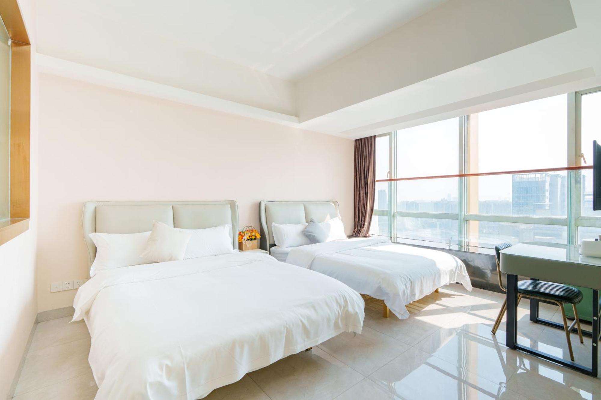 Sunny International Apartment From Beijing Road Cantón Exterior foto